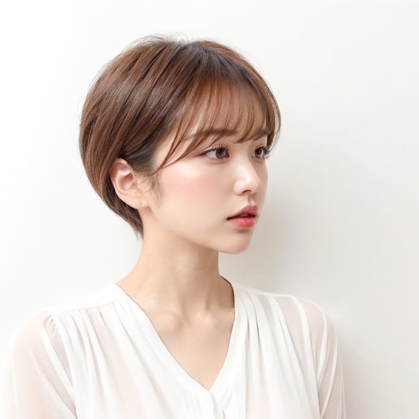 ショートヘアのカットが得意なサロン|Lumi hair 県庁藤江店