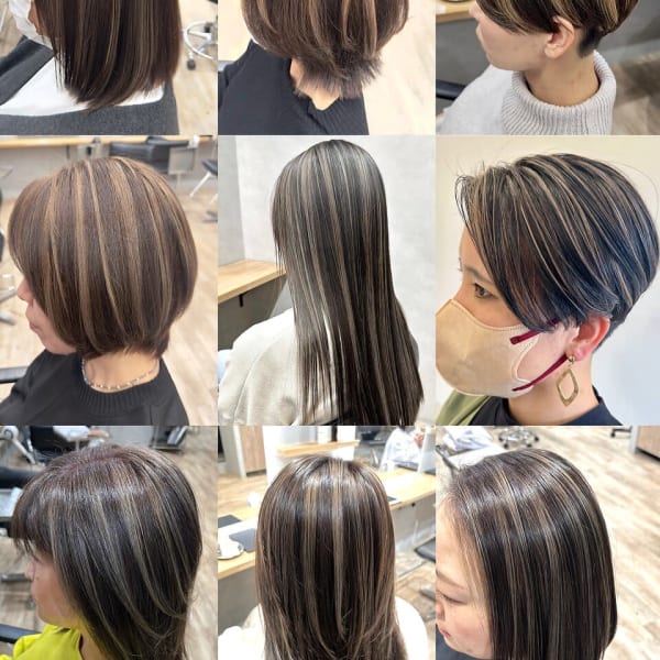 【白髪ぼかし&ハイライト】が得意なサロン！複数のデザインパターンからお客様の悩みを解決☆|NOAHL