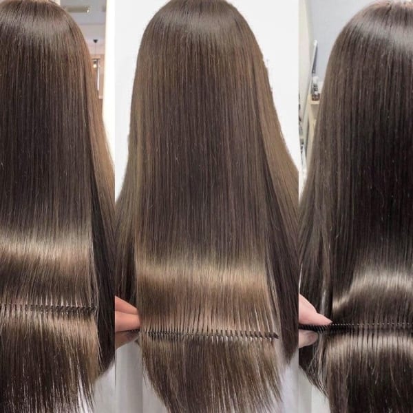 髪や頭皮に優しく、ダメージを与えることが少ない【ノンアルカリ縮毛矯正】で潤い美髪に◎|ulQua 川口店