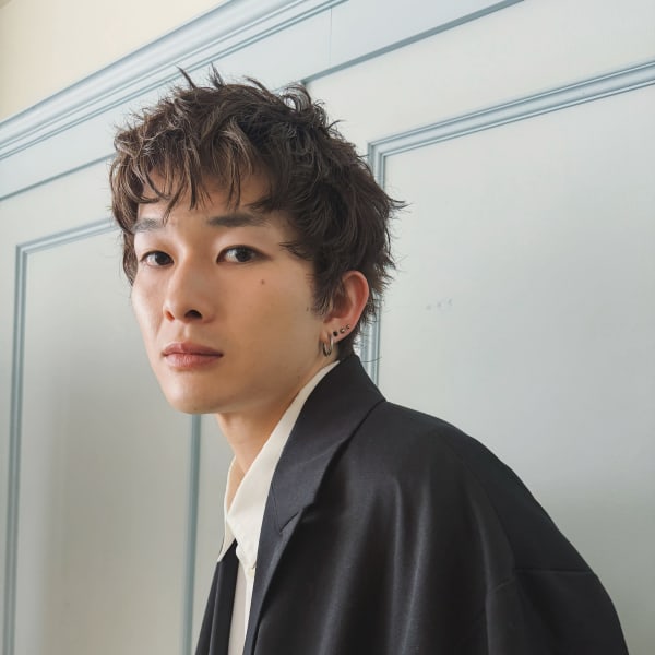 <【大人気!】カット+ナチュラルパーマ>お手入れ簡単★カッコイイが叶うパーマスタイルに仕上げます♪|BAMM名古屋栄