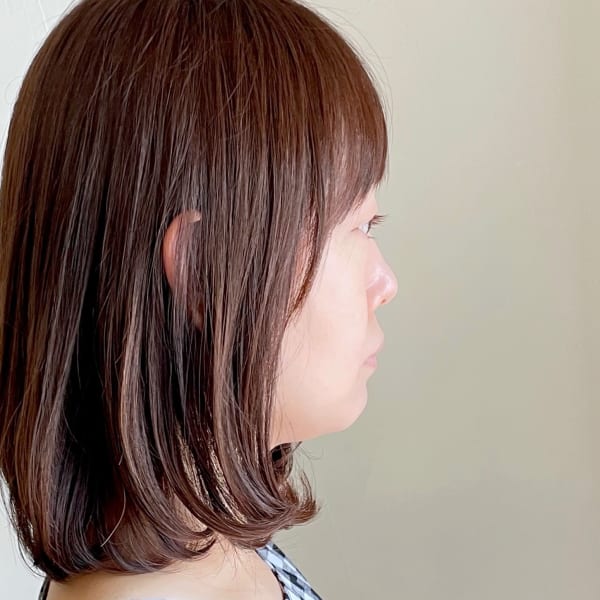 ≪大人世代の魅力を高めるブラウンカラー≫白髪はぼかさずに自然に。|セイノ美容所