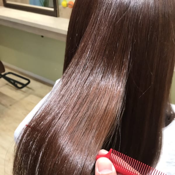 縮毛矯正・ストレートが得意|hair design perche