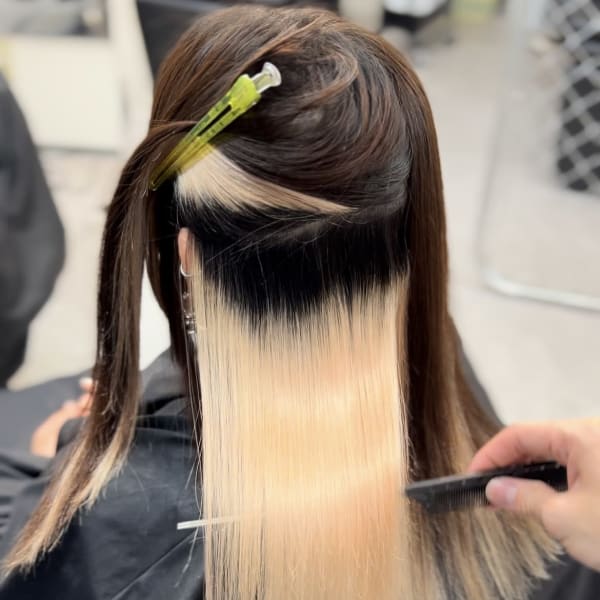 乾かしただけで纏まる縮毛矯正が得意なサロン|MILA銀座  ハイトーン 縮毛矯正 ヘアケア