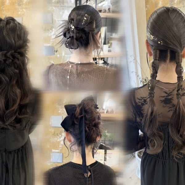 結婚式/二次会/パーティーetc...ヘアセットのご予約受付中◎大切な日の想い出を華やかに彩ります♪|E L E N hair&beauty