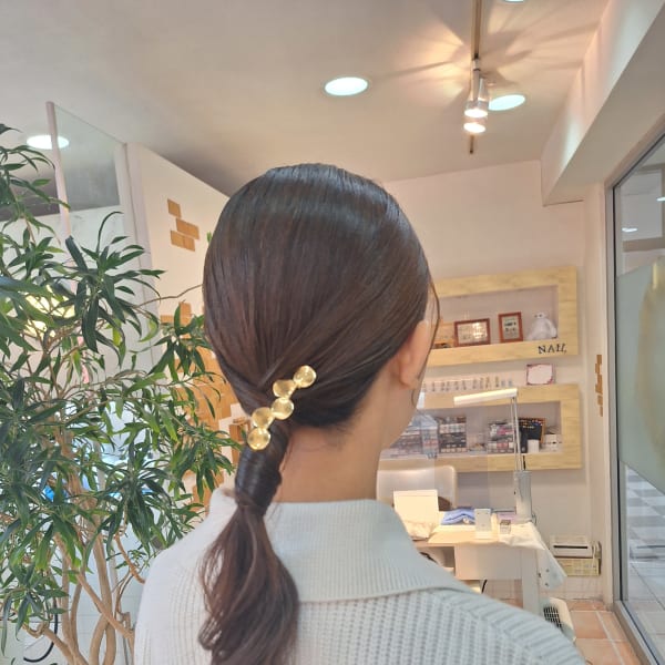 ヘアアレンジの得意なサロン|tip・top 成増店