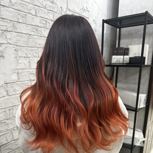 【人気の外国人風カラー】グラデーションカラーで外国人風スタイルに！|prize 池袋【プライズ】池袋西口店