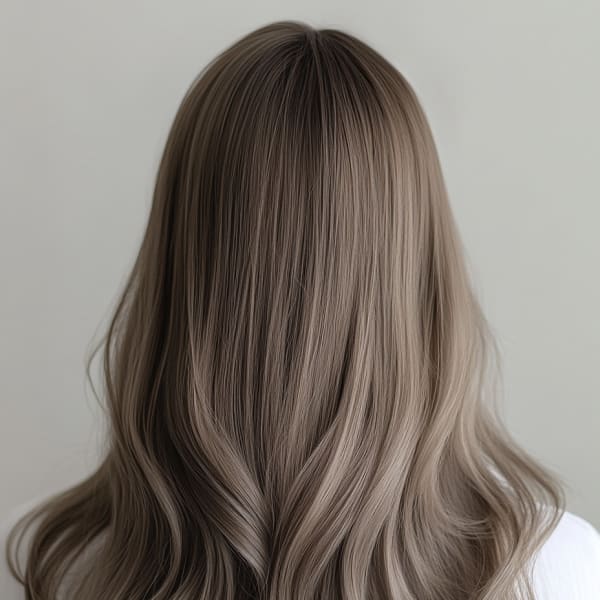 【圧倒的人気！外国人風グレージュカラー】赤味を抑え、くすませつつも上品な透明感がキレイなアッシュ系♪|MODE K's 尼崎店