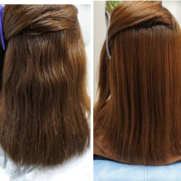 ワンランク上の髪質改善ストレート★朝のアイロン時間をゼロに♪地毛の様に柔らかい自然なストレートに|katachi byAnge 長町南店