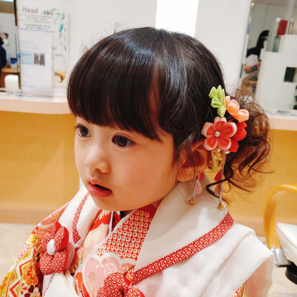 お着物 パーティヘアヘアセット|美容室コーラル