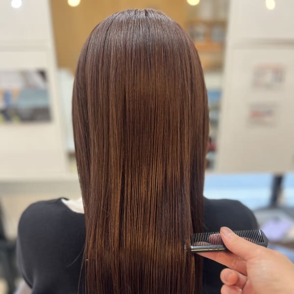 【縮毛矯正/庚午】一人一人の理想に合わせたナチュラルストレートが叶う♪ワンランク上のダメージレスを◎|odd-jobs KOGO