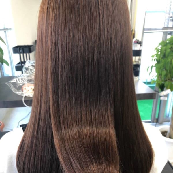 コラーゲン配合の縮毛矯正＆《酸性ストレート》も取り扱い◎地毛のように自然な理想のストレートに♪/韓国|soar 髪質改善 レイヤーカット 【渋谷 髪質改善サロン】