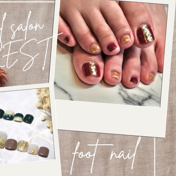 フットネイルがおすすめのサロン|Nail salon CREST
