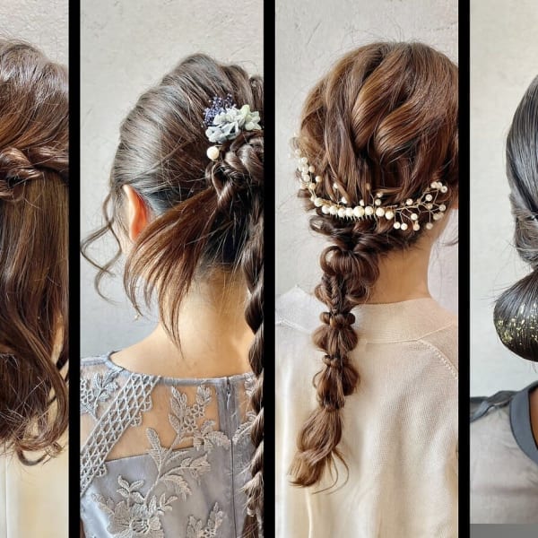 パーティーヘアセットが得意なサロン|Charm by KENJE