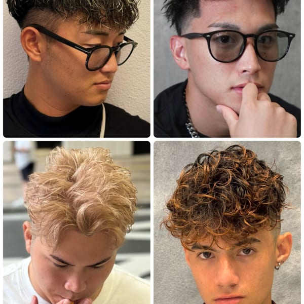 白髪染めから白髪ぼかし、ファッションカラーお客様1人ひとりにあったお色を提案させて頂きます☆|ヒロ銀座バーバーショップ大阪本店