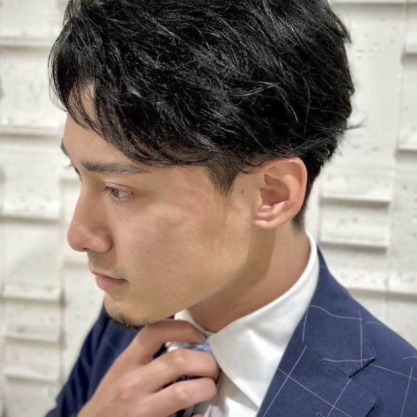 【朝のセットが楽になるビジネスマンにも大人気！形状記憶パーマ！】|HIRO GINZA BARBERSHOP 飯田橋神楽坂店