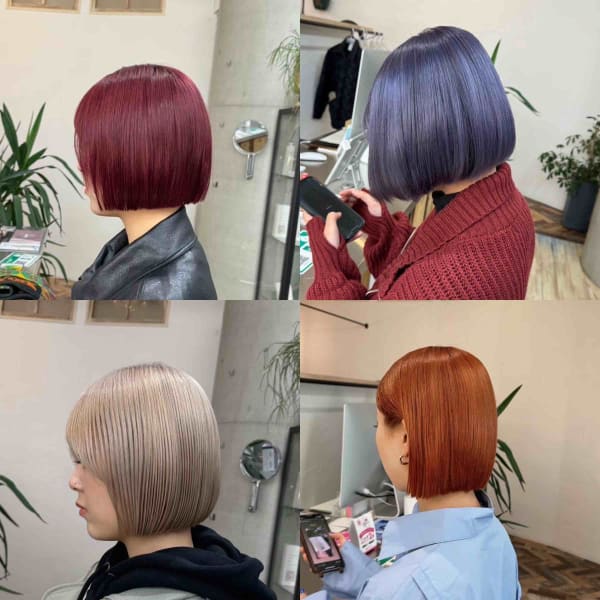 《佐藤が得意とする、ハイトーンカラー×ショートボブ》|TRUCKIN UP THE PATH