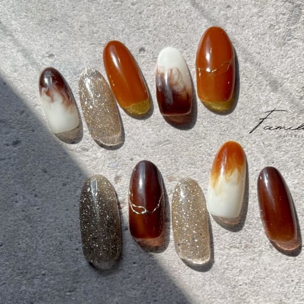 ☆【大人可愛い】【トレンドネイル】が叶うsalon☆|nail & eyelash Famille 新宿西口店