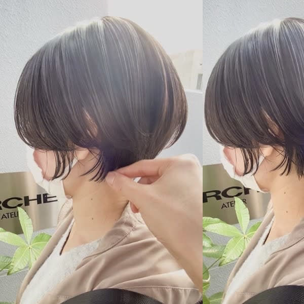 頭の形がキレイに見える/若々しく感じるショート/女性らしさを感じるショート、そんなカットラインを再現|atelier ARCHE