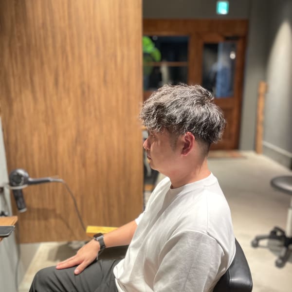 【大人メンズ】ツイストスパイラルパーマ|&WORKS 2nd