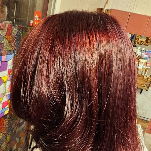 サファイアカラー、ルビーカラー、アメジストカラーが可愛いです。植物性オーガニックカラーでツヤサラに|hair make Deco. Tokyo 錦糸町店