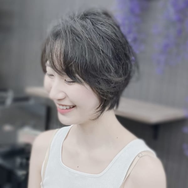 ナチュラルなカットでスタイリングも楽々!|salon de courage