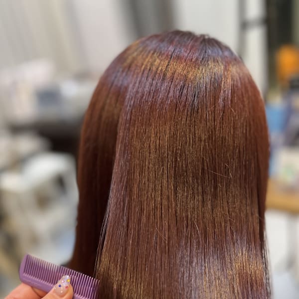 【髪質改善】『ノンダメージサロン(R)正規認定店』保湿対策しながら髪質改善＋縮毛矯正が叶う|髪質改善＆トリートメント   Loops   自由が丘店