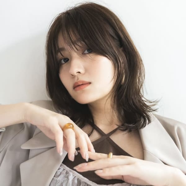 レイヤーカットが得意なサロン/こだわりの前髪カット、顔まわりカット/韓国レイヤー/顔まわりレイヤー/|Ammy komazawa