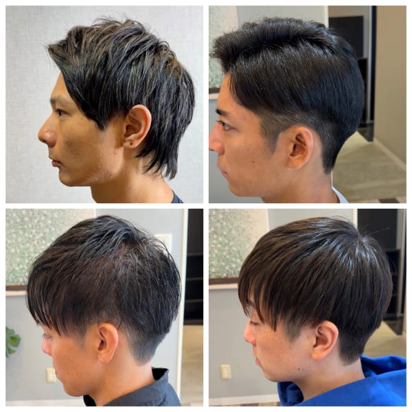 簡単スタイリングメンズ短髪|RUNSO 新宿【ランソ】