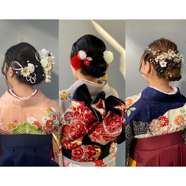 着付けができるサロン/訪問着の着付け・ヘアメイク同時施術可/早朝予約可/お電話でお問い合わせください|クロード・モネ 吉祥寺店