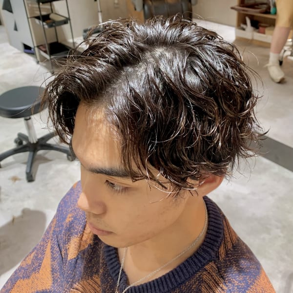 メンズパーマも多数☆流行りのツイスト、スパイラル、ツイストスパイラル、波巻きパーマなどお任せください|arts茅ヶ崎 【髪質改善＆トリートメント】