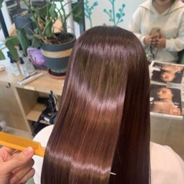 縮毛矯正・ストレートが得意|SARA Beauty Sight 古賀店