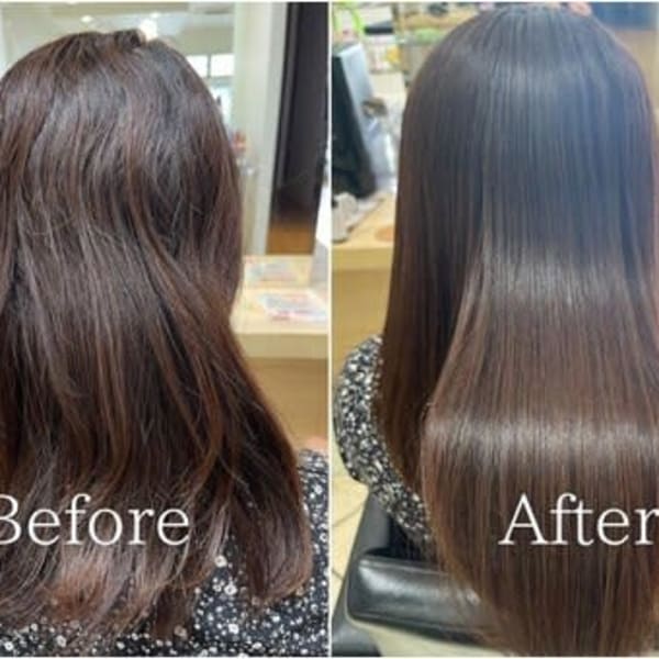 SARAだけの特別な髪質改善◎髪にドラマを。#髪質改善#縮毛矯正|SARA 新宮店