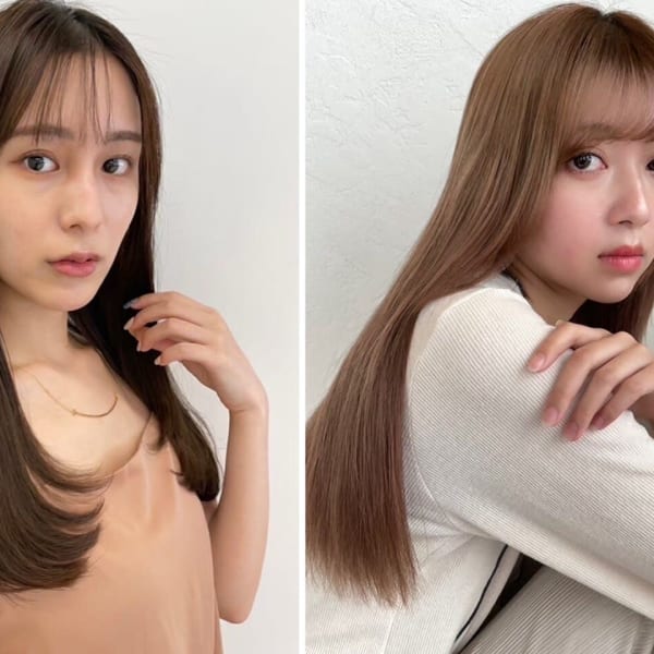 (当店人気no.1)【オージュア】カット + カラーorパーマ + オージュアTR ¥14250|MHOOD オージュア認定髪質改善トリートメント&カラー立川【ムード】