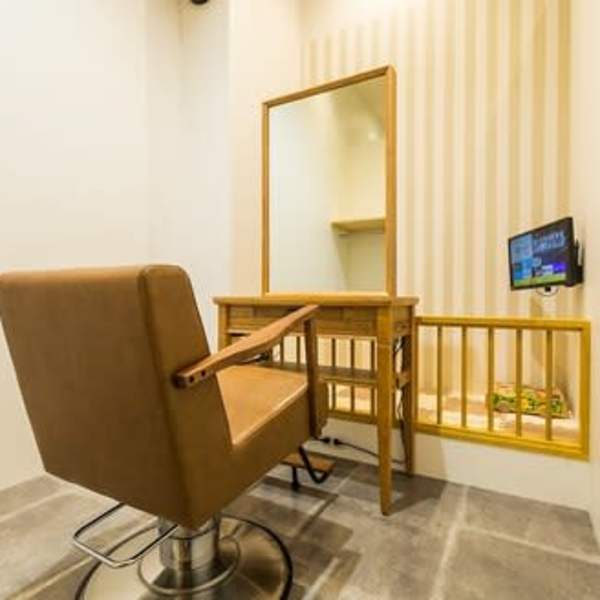 お子様同伴OKのサロン|半個室 rire hair 箱崎店