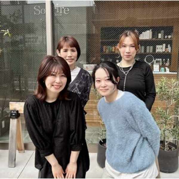 【こんなお店があったらいいな】の声を実現したお店です!!|半個室型美容室 Sourire 荒戸店