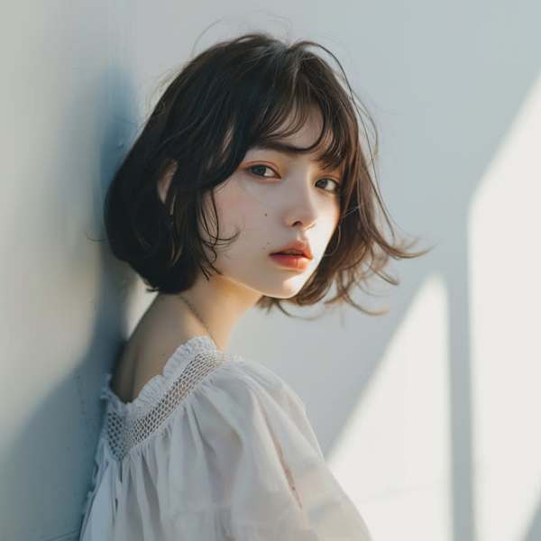 前髪や顔周りなど、細部にまでこだわったカットで目を大きく、小顔効果も◎＊|Eleanor 仙台店