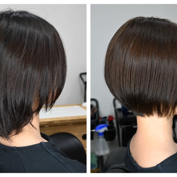 ステップボーンカットで小顔スタイルをご提案します!|nacure hair