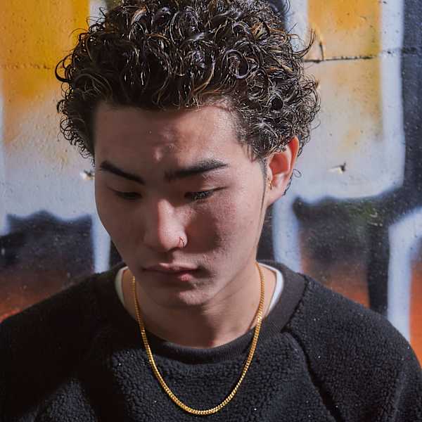 バーバースタイルお勧め5『パーマ (全体)系 メンズショート』|バーバーショップ CHILL CHAIR 高円寺南口店