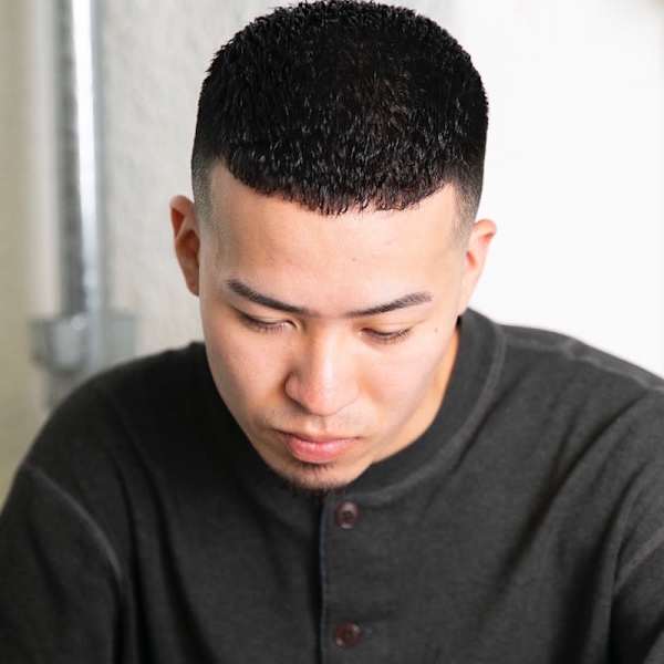 バーバースタイルお勧め８『アイロンパーマ系メンズショート』  |バーバーショップ CHILL CHAIR 吉祥寺1st