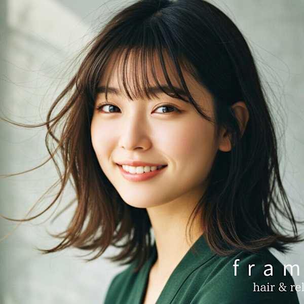 再現性・もちが良いカットが得意なサロン|Frames hair &relax 赤羽店