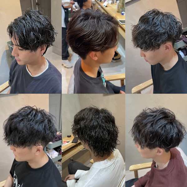 メンズパーマが得意なサロン♪ ツイストスパイラル、波巻きパーマ、ニュアンスパーマ、フェザーパーマ|Nuii