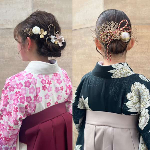 【卒業式、着付け、ヘアセット、メイク】イベントに合わせて♪ 早朝も可能です! 目白駅,池袋駅,高田馬|tip・top目白店