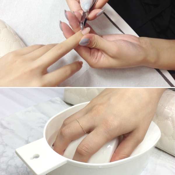 オススメ☆【ウォーターハンドケア】徹底ネイルケア◎自爪の健康を考えた仕上がりと持ちの良さ◎|balance～シンプルジェルネイル専門店～長町店