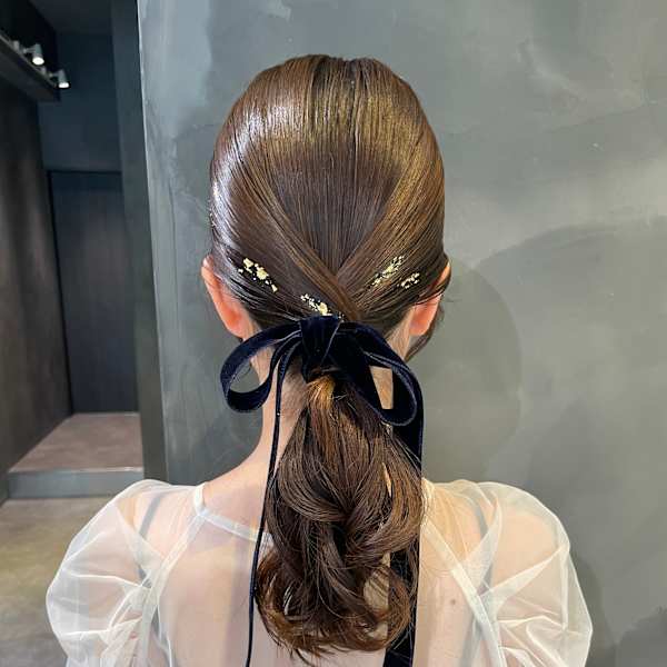 ドレス、雰囲気に合わせたあなただけの唯一無二のヘアセット|CLEO hair fika