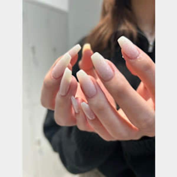 **シースルーワンカラー**|ネイルサロン Zina nail 豊洲3号店【パラジェル/フィルイン導入】