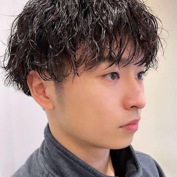 【メンズ波巻きスパイラルパーマ】メンズスタイルに絶対の自信!パーマはkeshiki!|keshiki大名