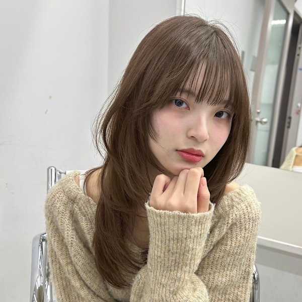 ミディアム・ロングヘアのカットが得意♪カット＋Aujuaトリートメント￥9,000|vain 渋谷