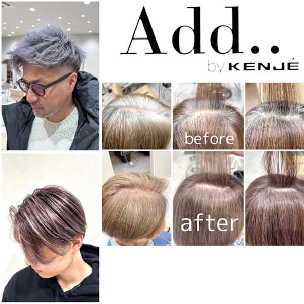 【Add..by KENJE】お客様層30代～60代　スタイリスト紹介|Add.. by KENJE