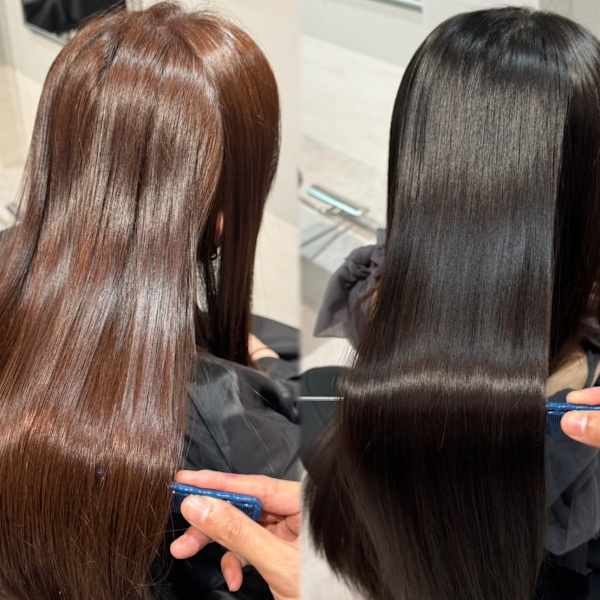 髪質改善メニューも多数ご用意！白髪ぼかししながら艶のある美髪に⭐︎|HEARTS 船橋 白髪ぼかし 脱白髪染め