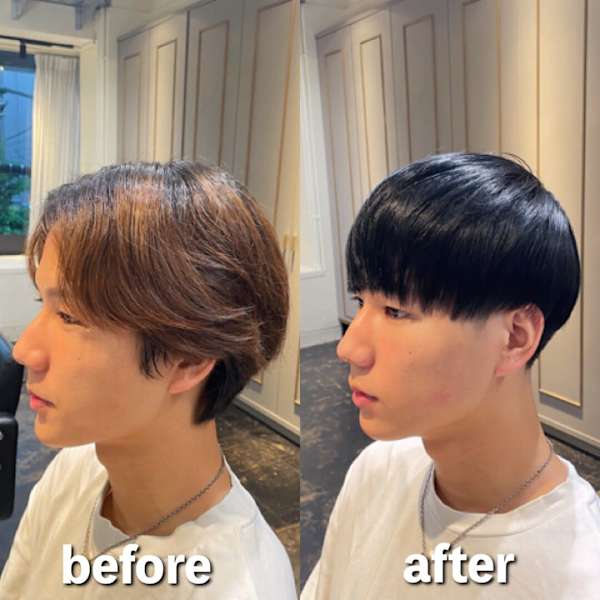 まっすぐすぎず自然に曲がる。動きと柔らかさを残すメンズ曲がる縮毛矯正。|メンズ縮毛矯正専門店ENORE青山店